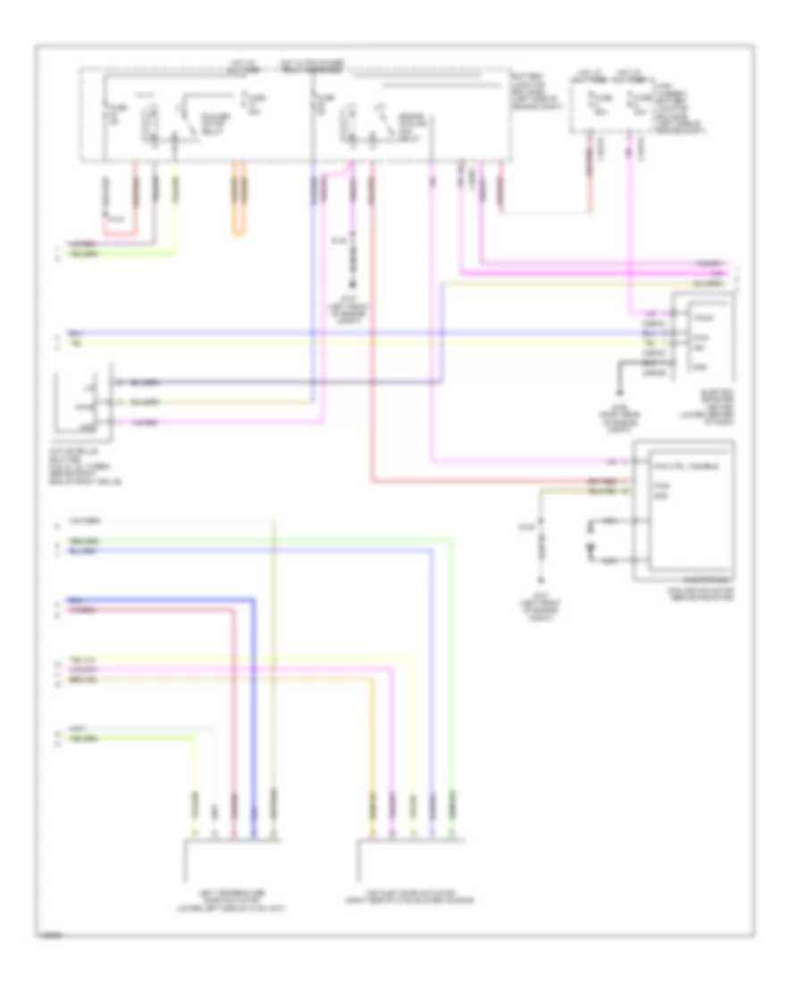 Электросхема кондиционера с ручный управлением (2 из 3) для Ford Escape S 2014