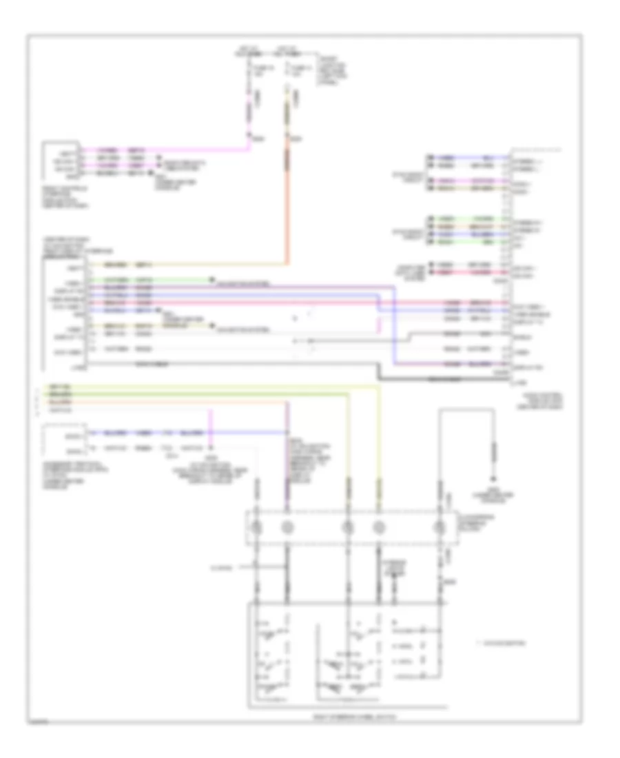 SONY Radio Wiring Diagram (3 из 3) для Ford Taurus SHO 2011