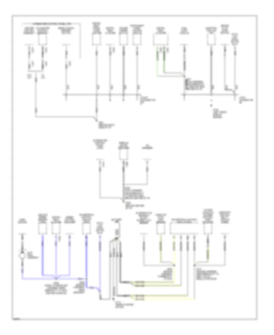 Электросхема подключение массы заземления (2 из 3) для Ford Escort LX 1997