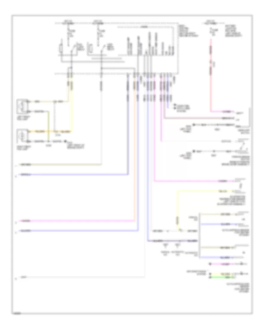 Электросхема фар, без Фары Газового разряда Высокой интенсивности (2 из 2) для Ford Escape Titanium 2014