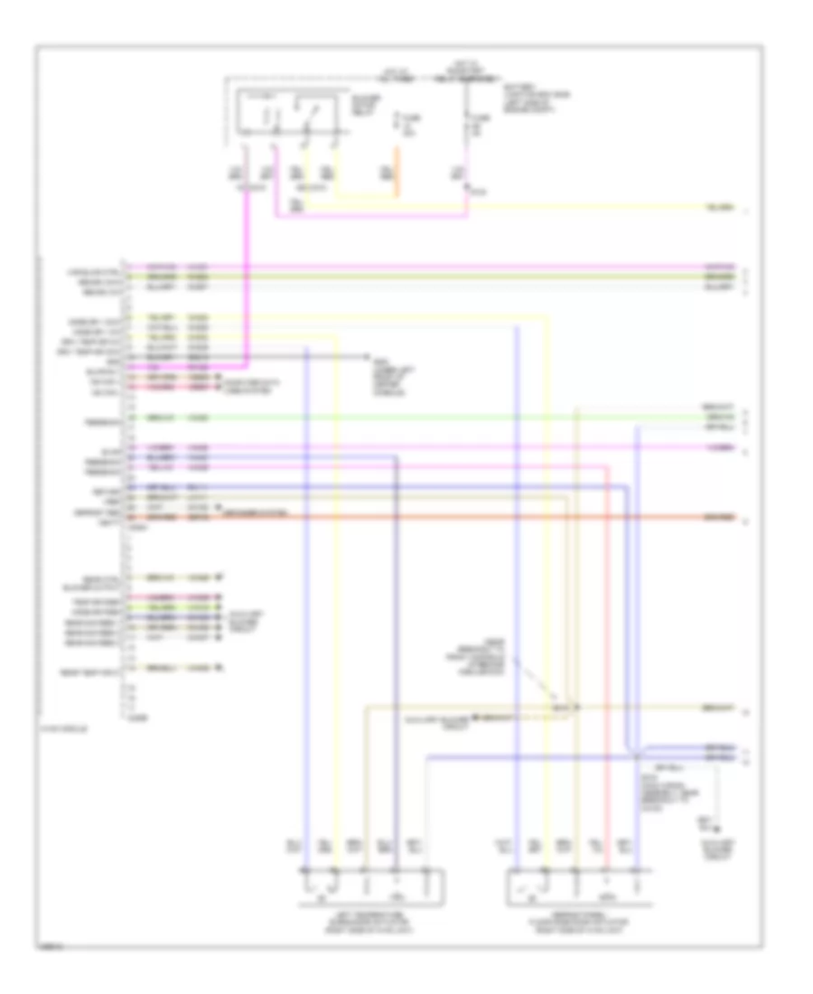 Электросхема кондиционера с ручный управлением (1 из 4) для Ford Explorer 2013