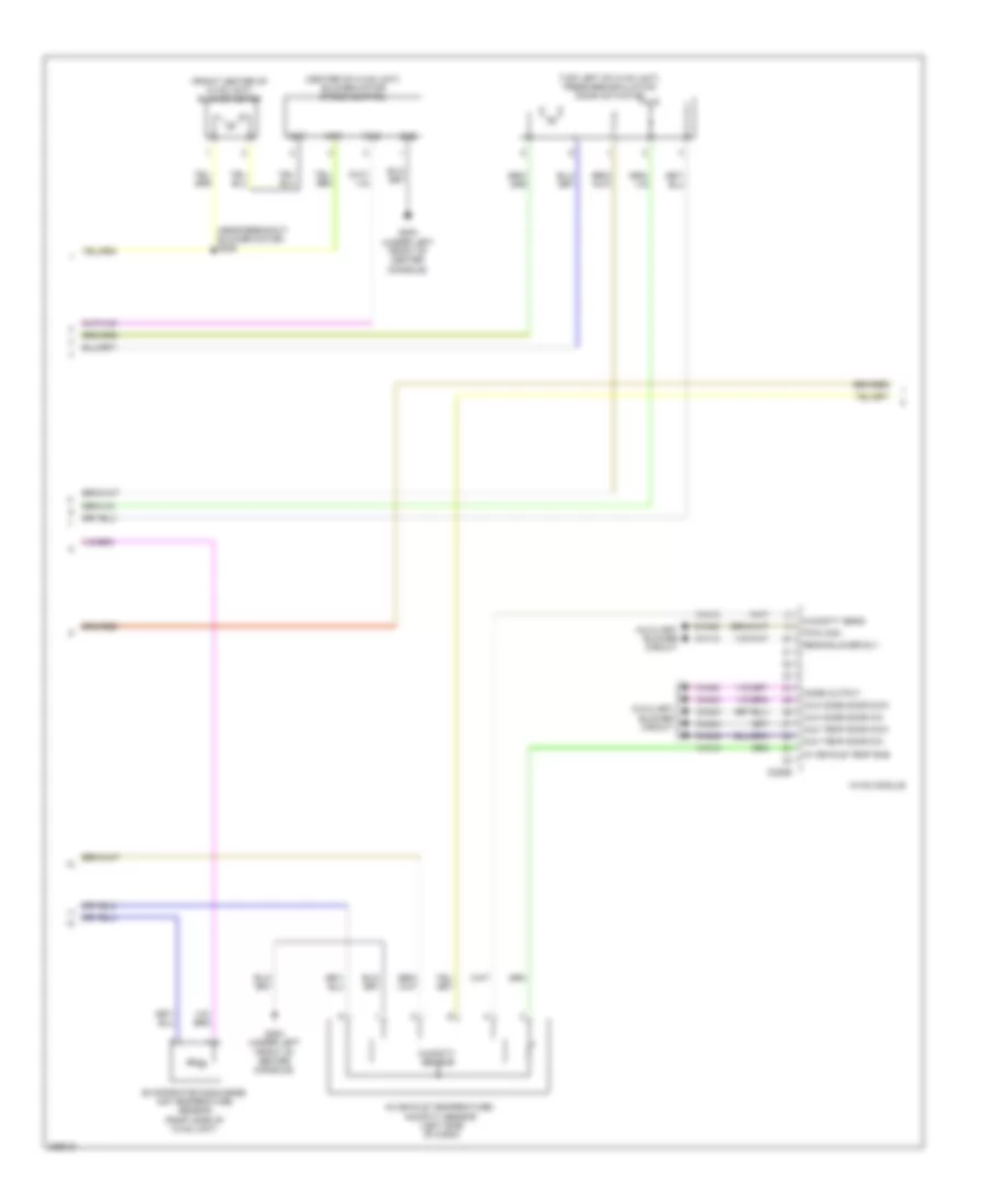 Электросхема кондиционера с ручный управлением (2 из 4) для Ford Explorer 2013
