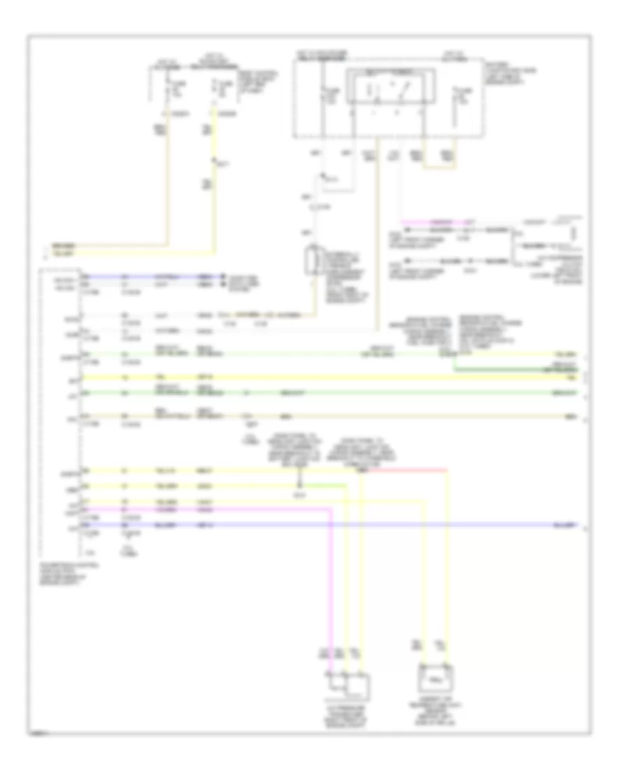 Электросхема кондиционера с ручный управлением (3 из 4) для Ford Explorer 2013