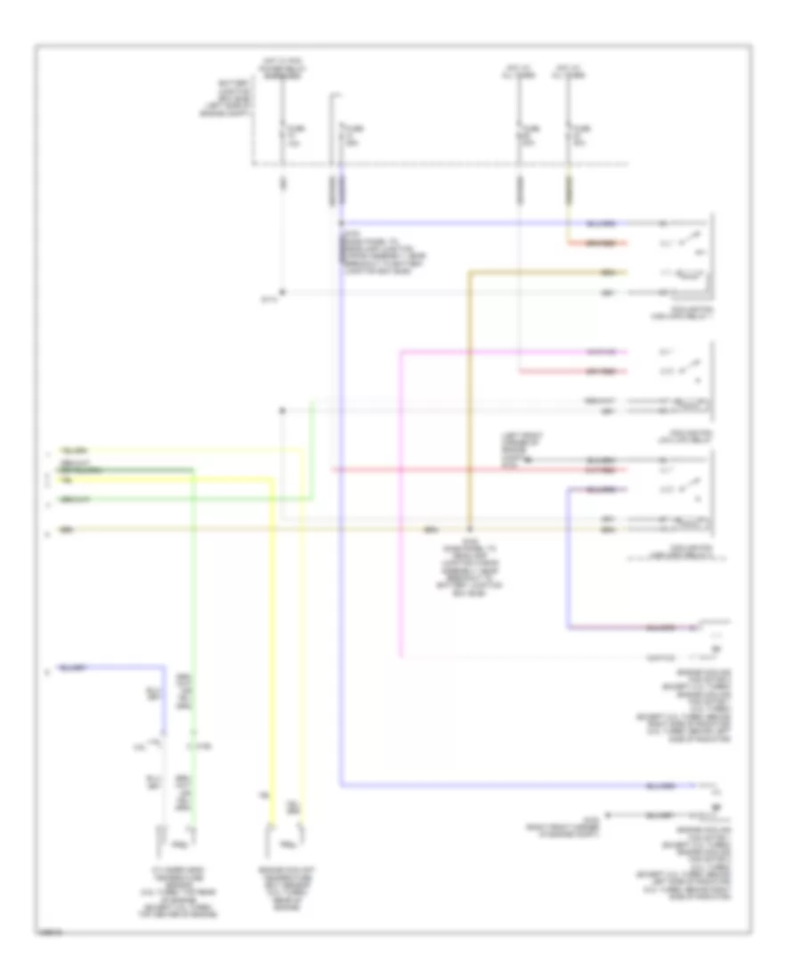 Электросхема кондиционера с ручный управлением (4 из 4) для Ford Explorer 2013