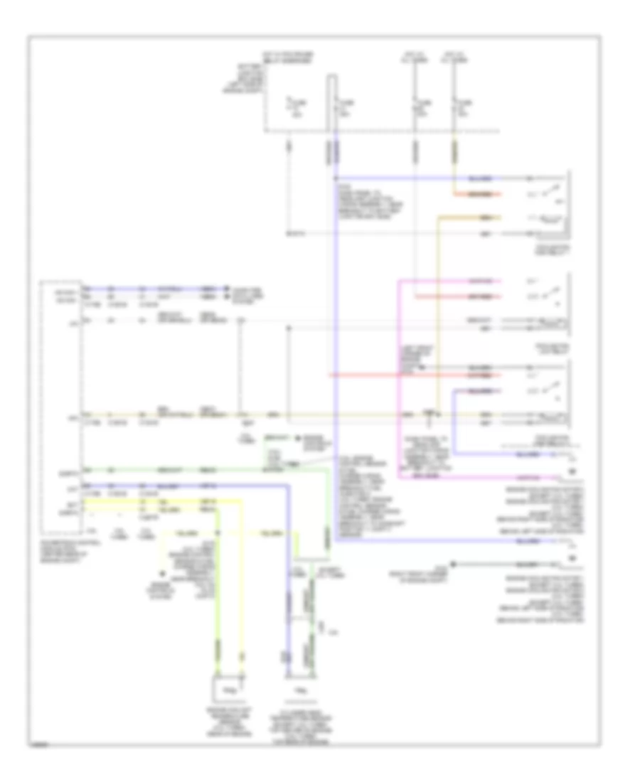 Электросхема системы охлаждения для Ford Explorer 2013