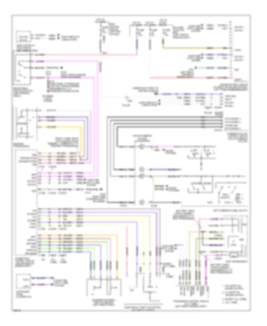 Электросхема системы круизконтроля для Ford Explorer 2013