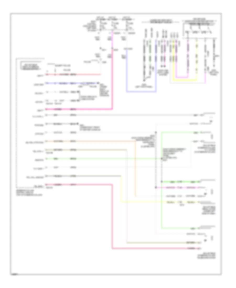 Электросхема регулировки положения педалей для Ford Explorer 2013