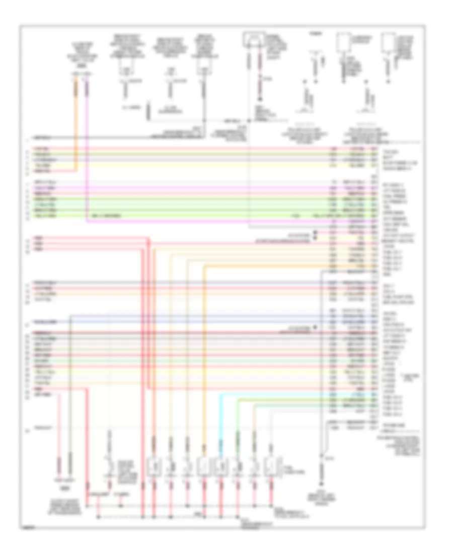 4.6L, Электросхема системы управления двигателем (4 из 4) для Ford Crown Victoria Police Interceptor 2003