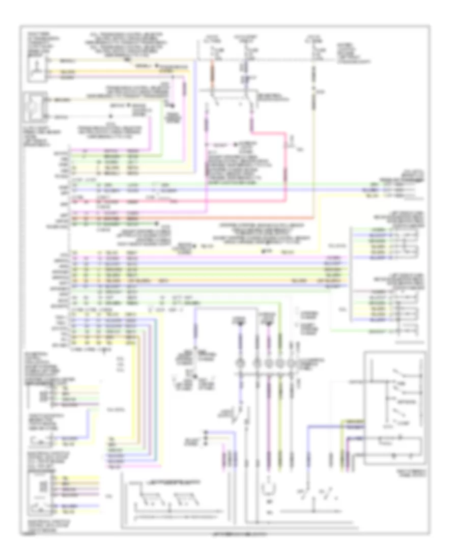 5.4L, Электросхема системы круизконтроля для Ford Cutaway E250 2012