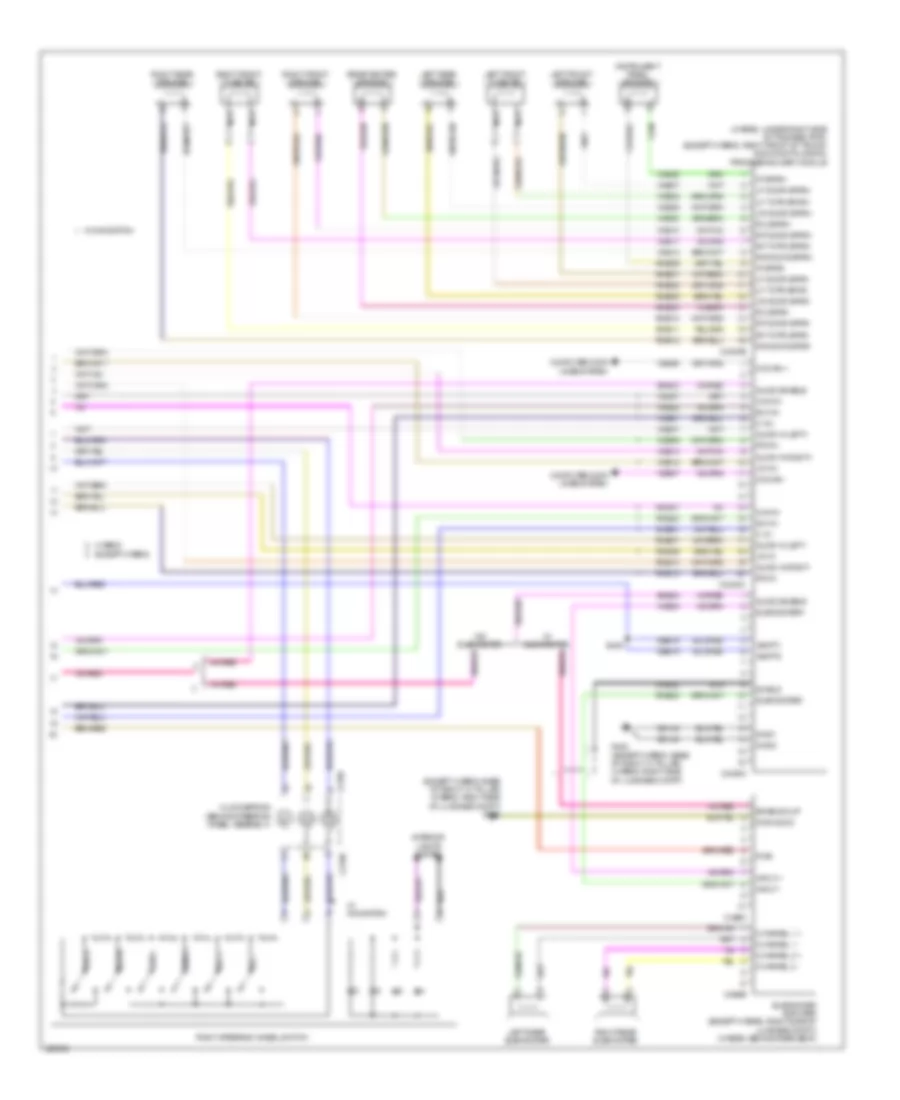 SONY Radio Wiring Diagram (2 из 2) для Ford Fusion Sport 2010