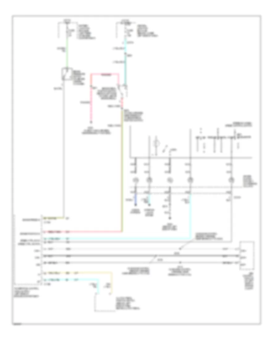 5.4L, Электросхема системы круизконтроля для Ford F550 Super Duty 2005