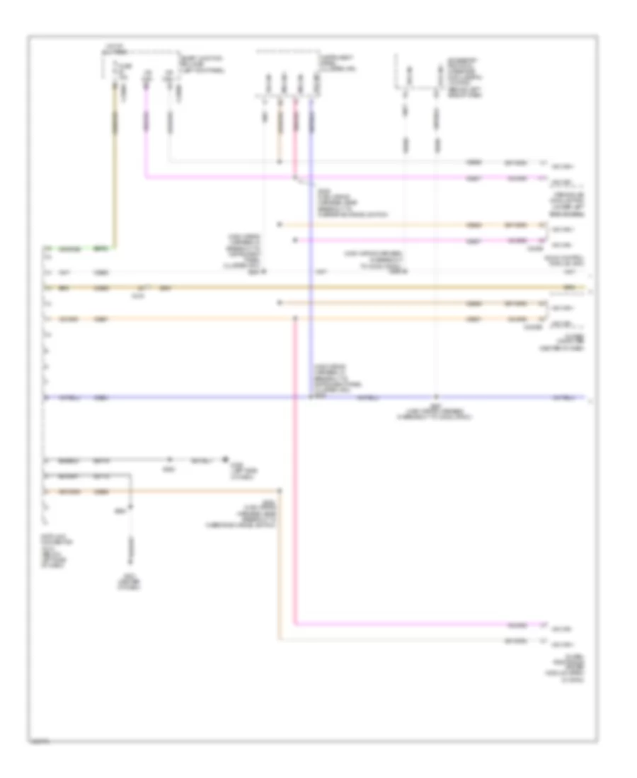 Электросхема линии передачи данных CAN, без Разобранное Шасси без Навигация (1 из 2) для Ford E450 Super Duty 2012