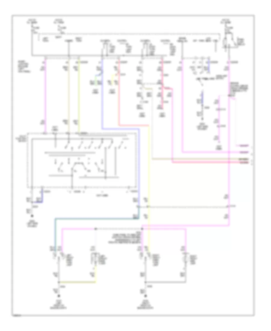 Электросхема внешнего освещения, визитка (1 из 2) для Ford E450 Super Duty 2012