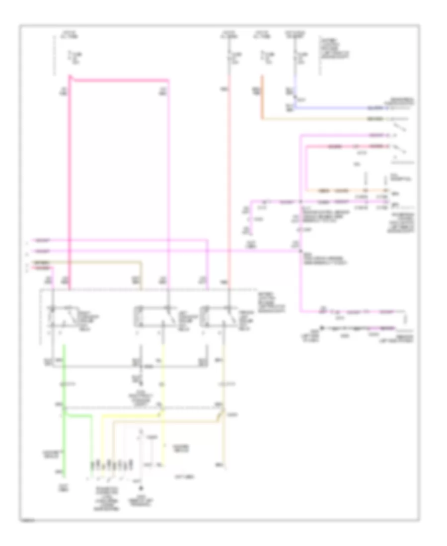 Электросхема внешнего освещения, визитка (2 из 2) для Ford E450 Super Duty 2012