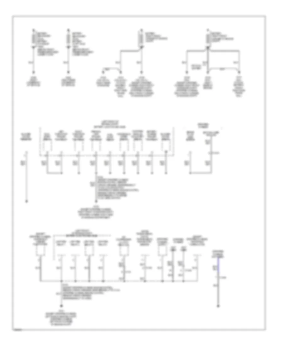 Электросхема подключение массы заземления (1 из 5) для Ford E450 Super Duty 2012