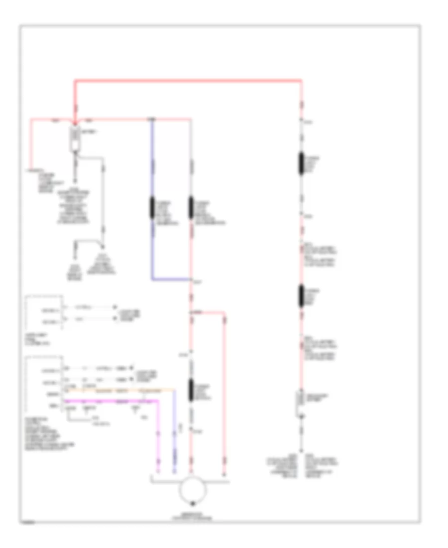 6.8L, Электросхема Генератора для Ford E450 Super Duty 2012