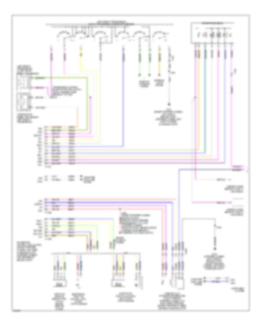 5.4L, Электросхема коробки передач АКПП, без Torqshift (1 из 2) для Ford E450 Super Duty 2012