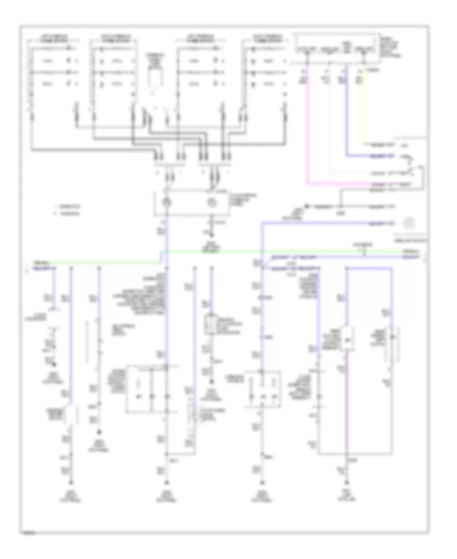 Электросхема подсветки приборов (2 из 3) для Ford Expedition King Ranch 2014