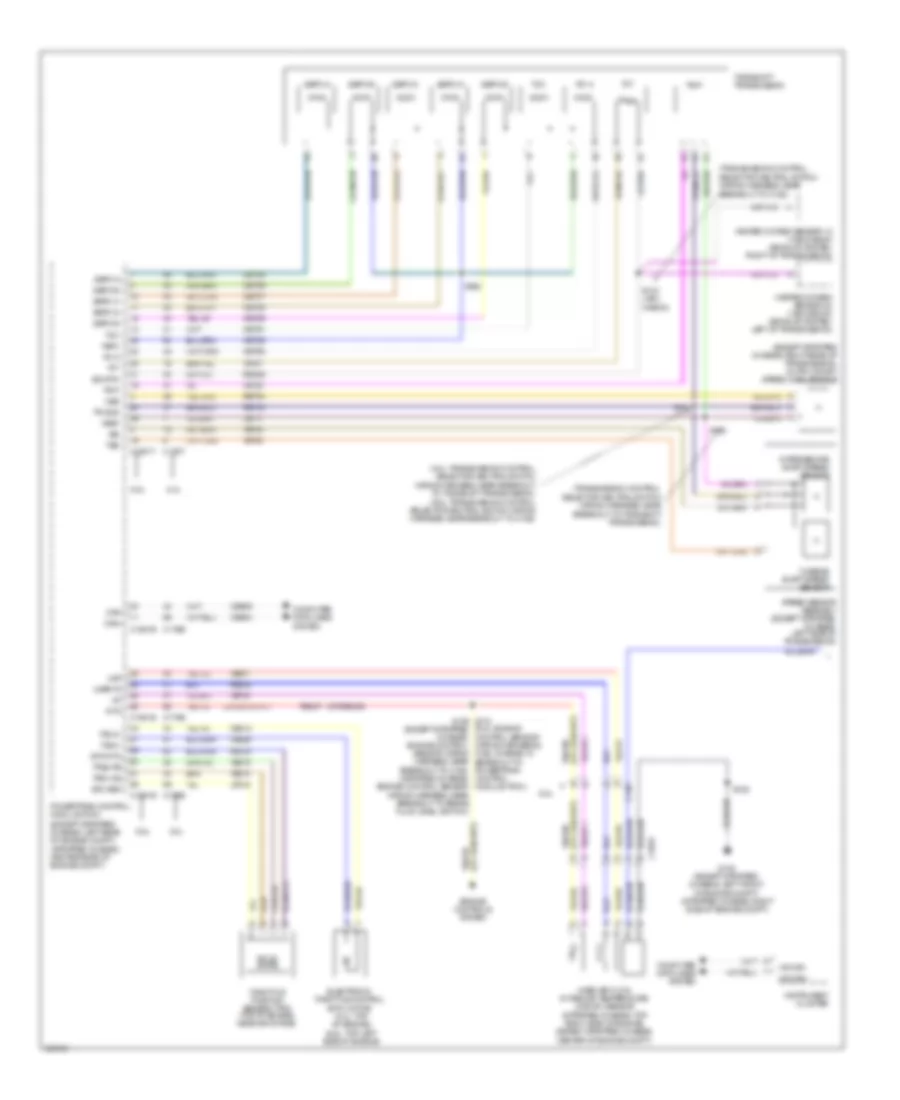 5.4L, Электросхема коробки передач АКПП, С Torqshift (1 из 2) для Ford Econoline E150 2012