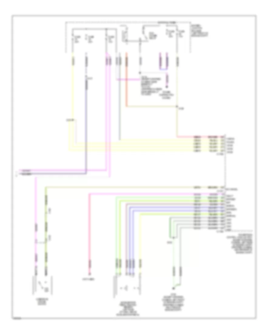 5.4L, Электросхема коробки передач АКПП, без Torqshift (2 из 2) для Ford Econoline E150 2012