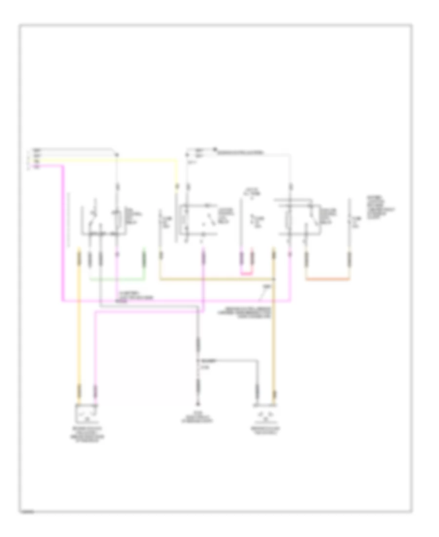 Электросхема кондиционера с ручный управлением, без Вспомогательное Управление Климатом (3 из 3) для Ford Expedition Limited 2014