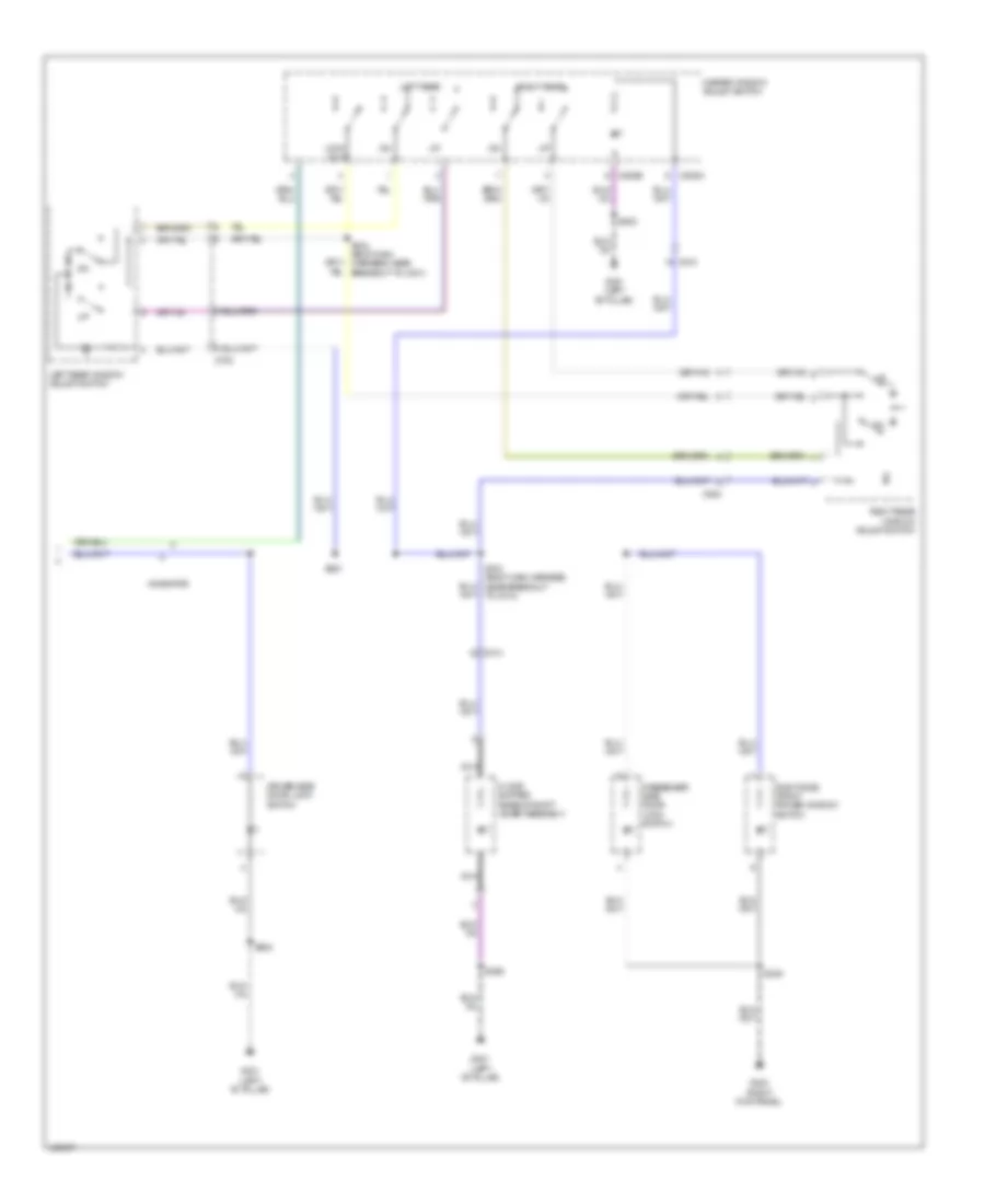 Электросхема подсветки приборов (3 из 3) для Ford Expedition Limited 2014