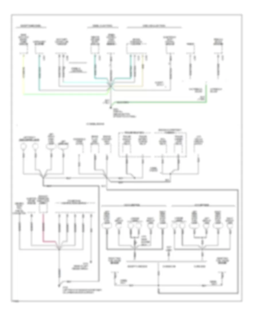 Электросхема подключение массы заземления (2 из 4) для Ford Pickup F250 1995