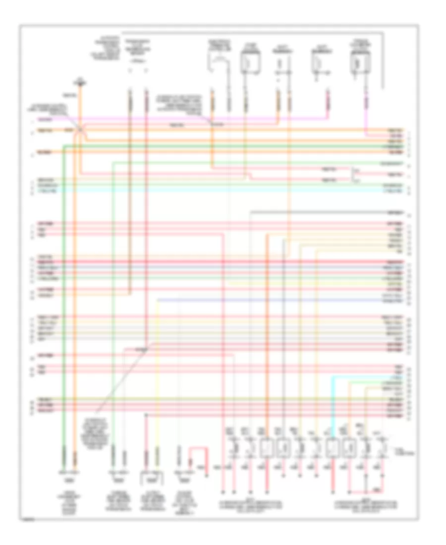 6.8L, Электросхема системы управления двигателем (3 из 4) для Ford F450 Super Duty 2004