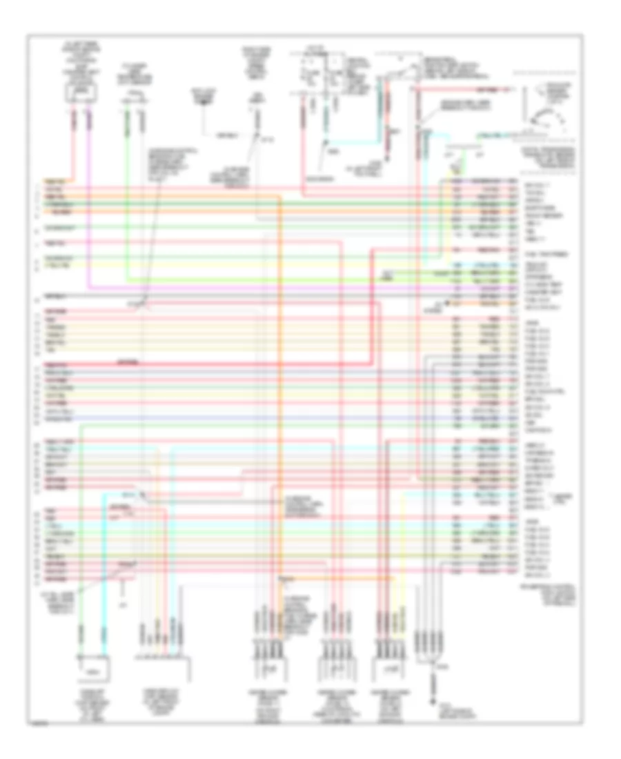 6.8L, Электросхема системы управления двигателем (4 из 4) для Ford F450 Super Duty 2004