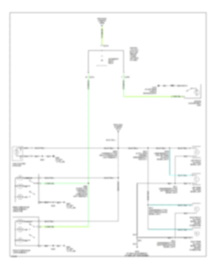 Электросхема подсветки (2 из 2) для Ford F450 Super Duty 2004