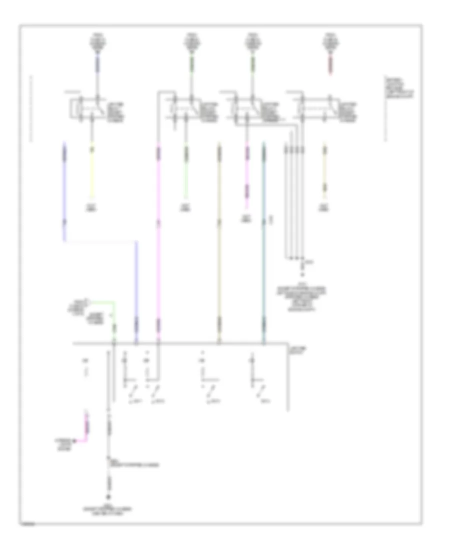 Электросхема блока предохранителей и реле (9 из 9) для Ford Econoline E250 2012