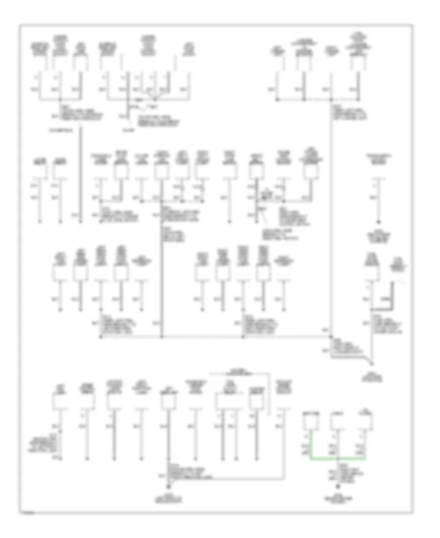 Электросхема подключение массы заземления (2 из 2) для Ford Mustang GT 1999