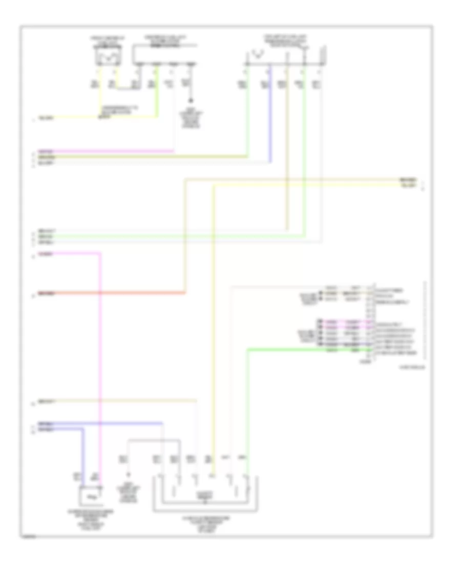 Электросхема кондиционера с ручный управлением (2 из 4) для Ford Explorer 2014