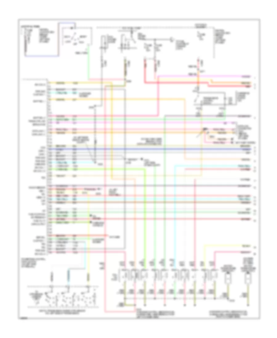 6.8L, Электросхема системы управления двигателем (1 из 4) для Ford Excursion 2003