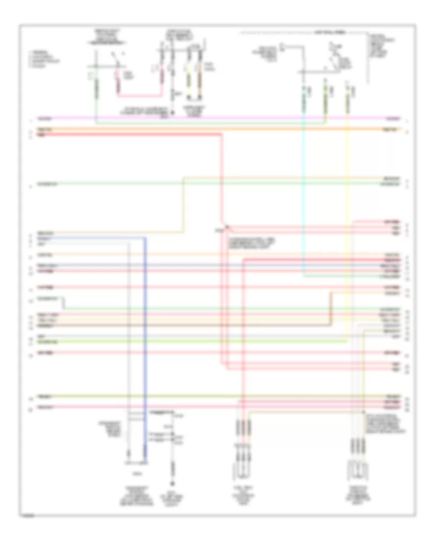 6.8L, Электросхема системы управления двигателем (2 из 4) для Ford Excursion 2003
