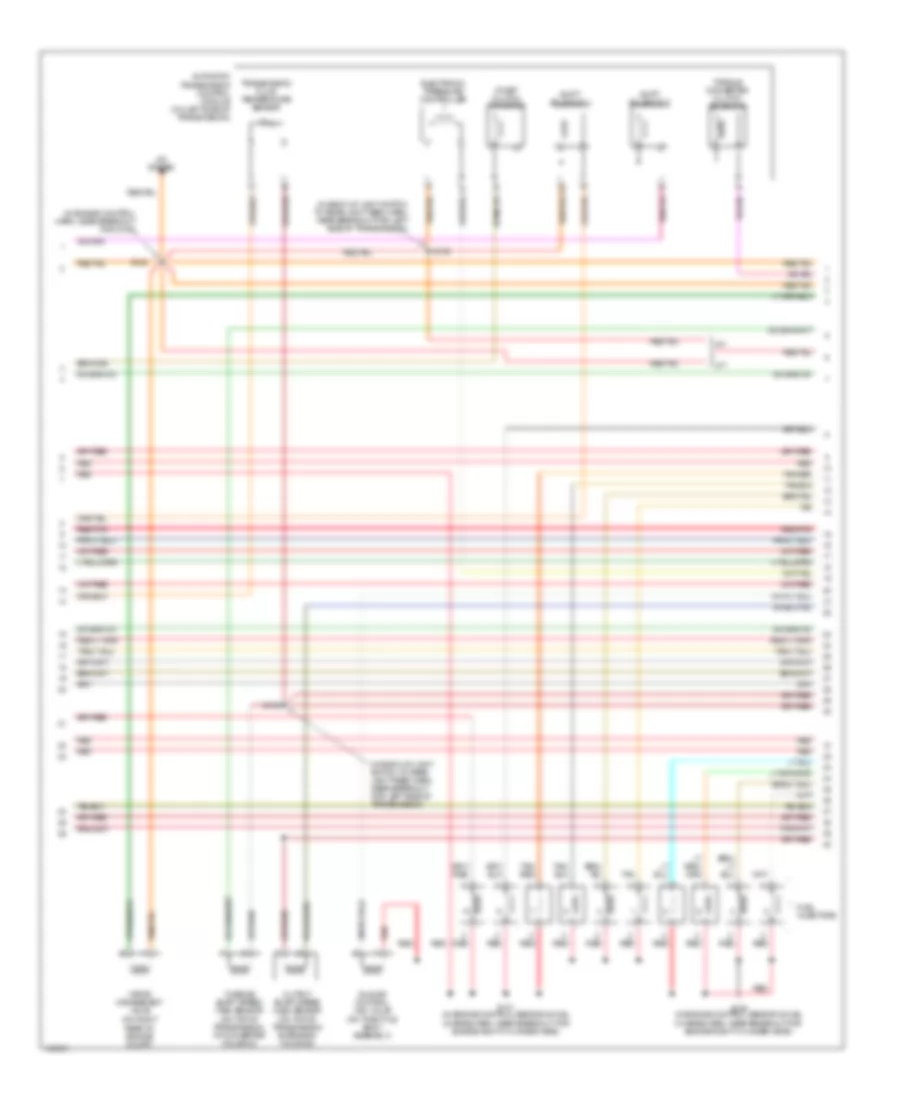 6.8L, Электросхема системы управления двигателем (3 из 4) для Ford Excursion 2003