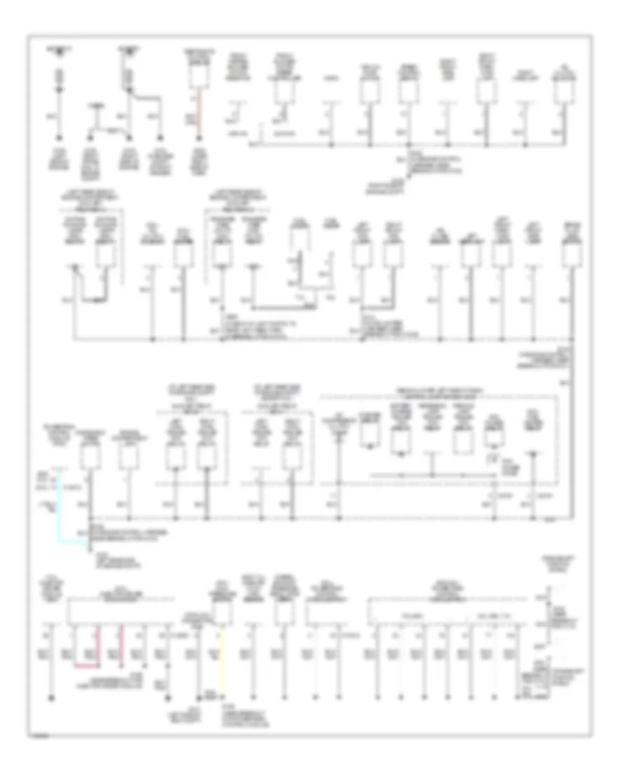 Электросхема подключение массы заземления (1 из 4) для Ford Excursion 2003