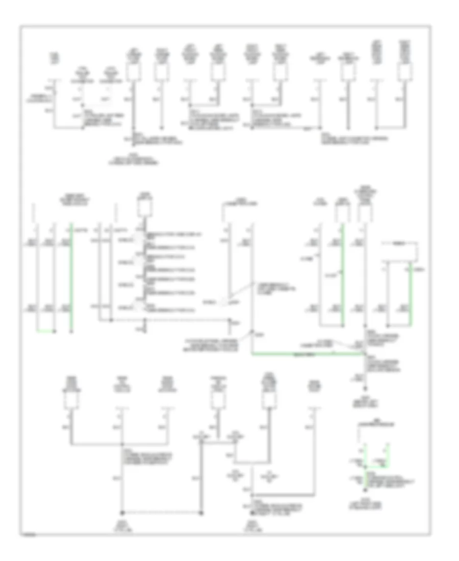 Электросхема подключение массы заземления (3 из 4) для Ford Excursion 2003