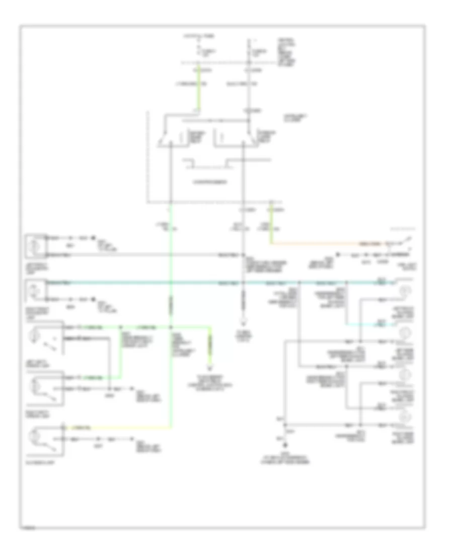 Электросхема подсветки (1 из 2) для Ford Excursion 2003