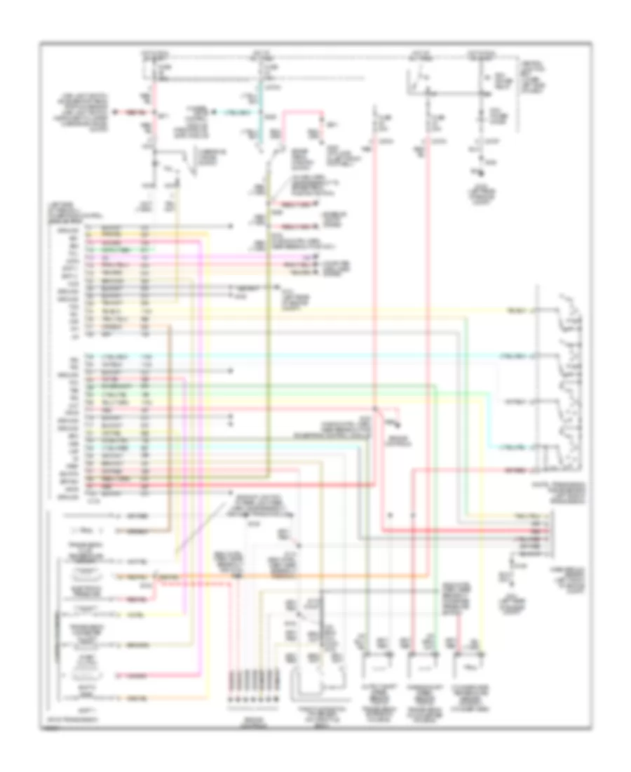 6.8L, Электросхема автоматической коробки передач АКПП для Ford Excursion 2003