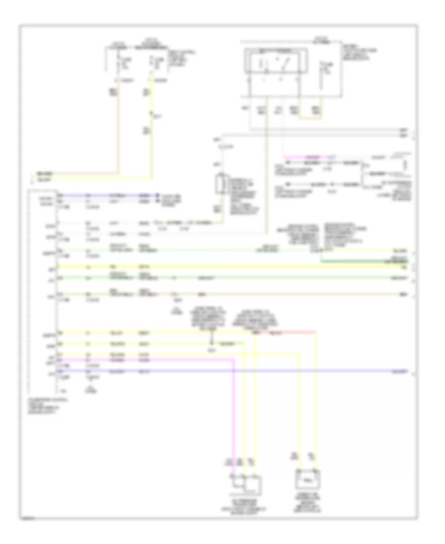 Электросхема кондиционера с ручный управлением (3 из 4) для Ford Explorer Limited 2014