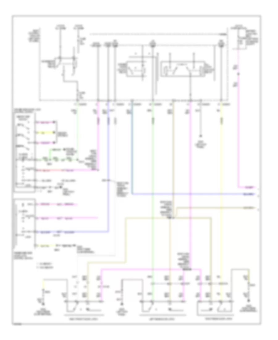 Электросхема открывания авто, без Интеллектуальный Доступ (1 из 2) для Ford Explorer Limited 2014