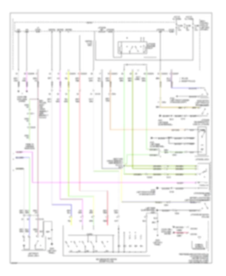 Электросхема открывания авто, без Интеллектуальный Доступ (2 из 2) для Ford Explorer Limited 2014