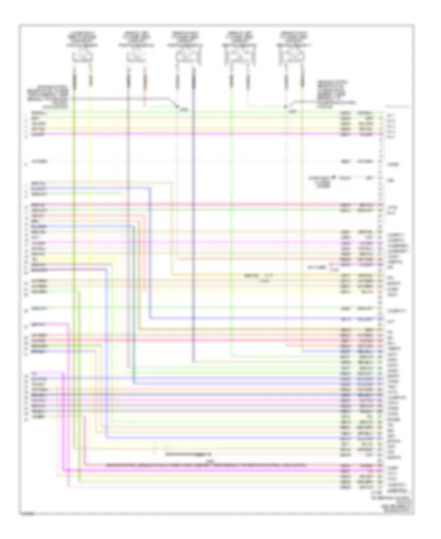 3.5L, Электросхема системы управления двигателем (6 из 6) для Ford Explorer Limited 2014