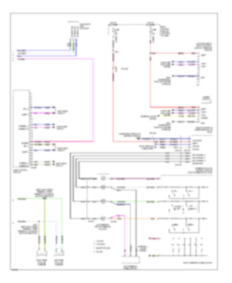 Электросхема навигации GPS, С Sony (2 из 2) для Ford Explorer Limited 2014