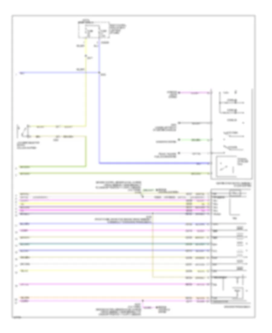 3.5L, Электросхема автоматической коробки передач АКПП (2 из 2) для Ford Explorer Limited 2014