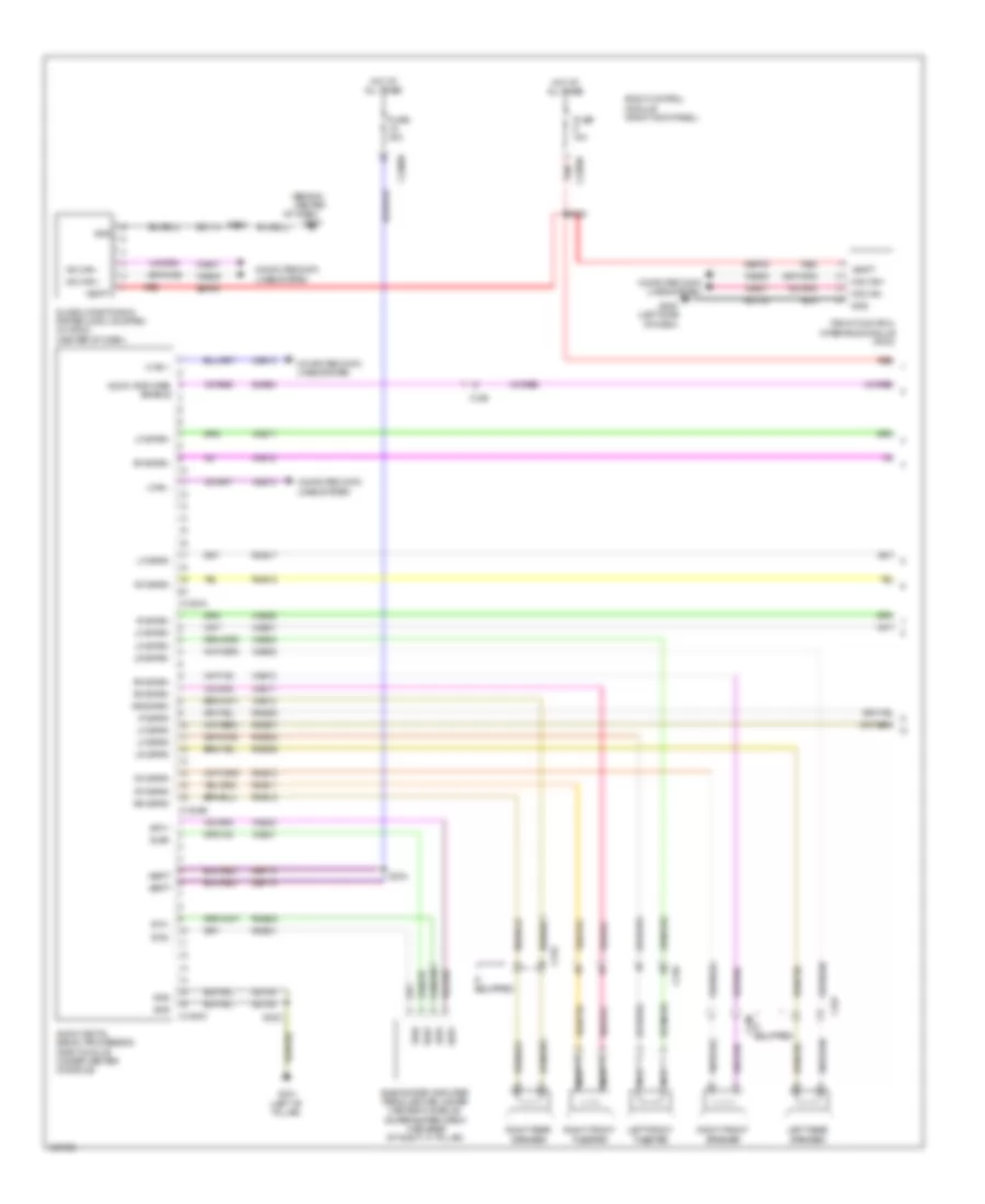 Radio Wiring Diagram, withSony & without HMI (1 из 3) для Ford F-150 Platinum 2013