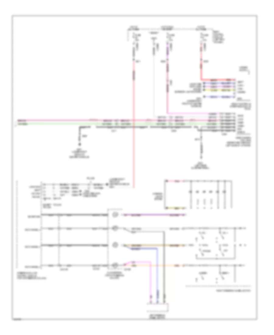 СИНХРОНИЗИРУЮЩАЯ Электросхема магнитолы, С СИНХРОНИЗИРУЮЩИЙ ГЕНЕРАЛ 2 (2 из 2) для Ford Explorer XLT 2014