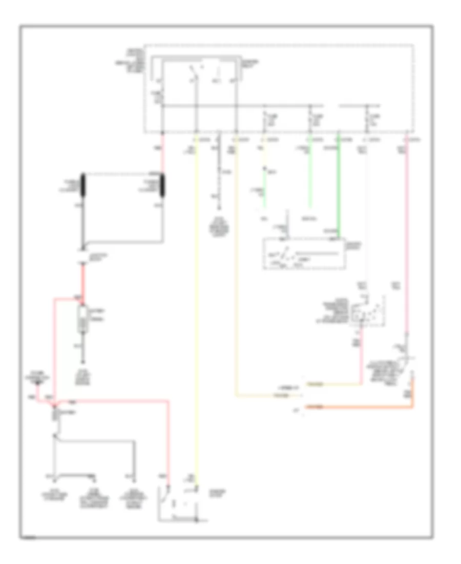 Электросхема стартера, 4 Скорости A/T, M/T и 4 Скорости A/T для Ford F450 Super Duty 2003