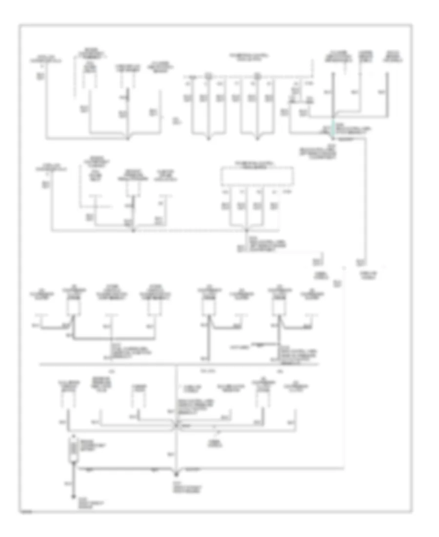 Электросхема подключение массы заземления (1 из 4) для Ford RV Cutaway E350 1997